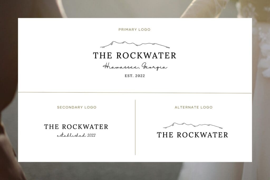 wedding venue logo variations